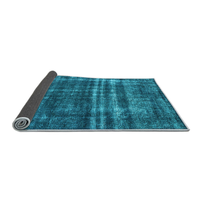 Sideview of Oriental Light Blue Industrial Rug, urb3247lblu
