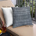 Front View of Mid-Century Modern Urban Square Light Slate Gray Throw Pillow, 18 inch by 18 inch, pwurb3247