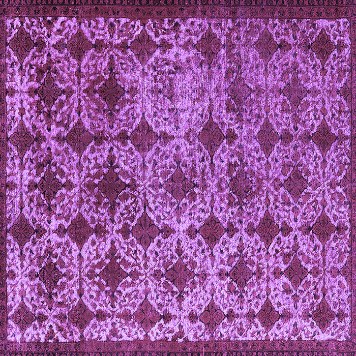 Square Oriental Purple Industrial Rug, urb3248pur