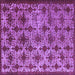 Square Oriental Purple Industrial Rug, urb3248pur