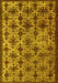 Oriental Yellow Industrial Rug, urb3248yw