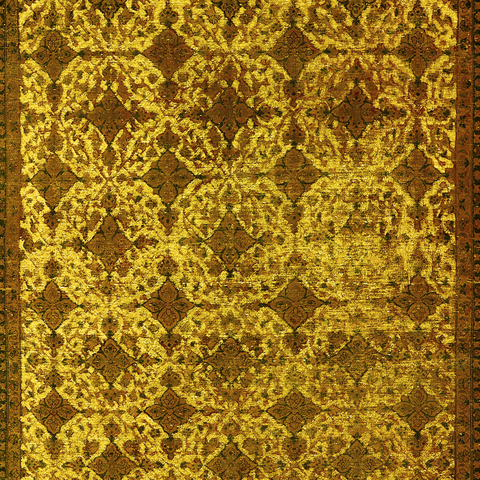 Oriental Yellow Industrial Rug, urb3248yw