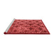 Industrial Red Washable Rugs