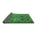 Sideview of Oriental Emerald Green Industrial Rug, urb3248emgrn