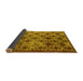 Sideview of Oriental Yellow Industrial Rug, urb3248yw