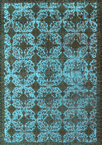 Oriental Light Blue Industrial Rug, urb3248lblu