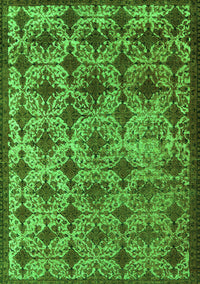 Oriental Green Industrial Rug, urb3248grn