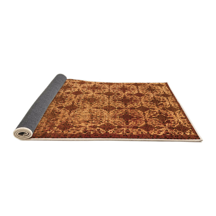 Sideview of Oriental Orange Industrial Rug, urb3248org