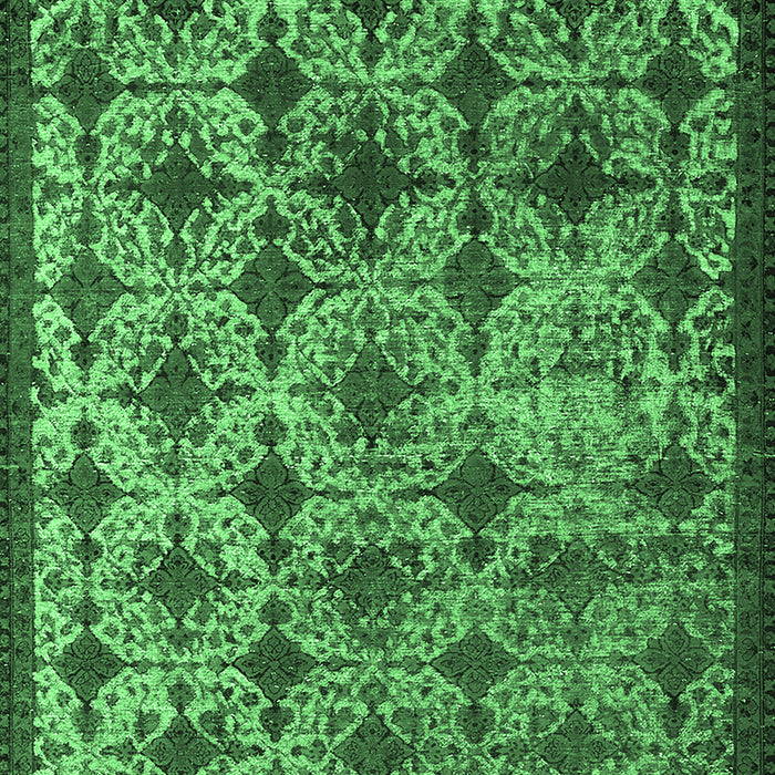 Oriental Emerald Green Industrial Rug, urb3248emgrn