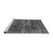 Sideview of Machine Washable Oriental Gray Industrial Rug, wshurb3249gry