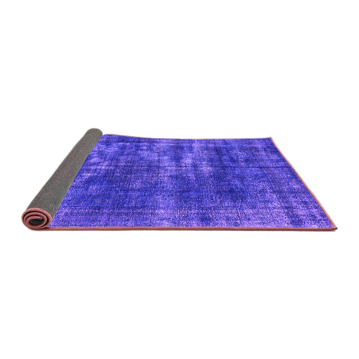 Sideview of Oriental Purple Industrial Rug, urb3249pur