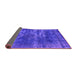 Sideview of Oriental Purple Industrial Rug, urb3249pur