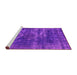 Sideview of Machine Washable Oriental Pink Industrial Rug, wshurb3249pnk