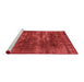 Industrial Red Washable Rugs