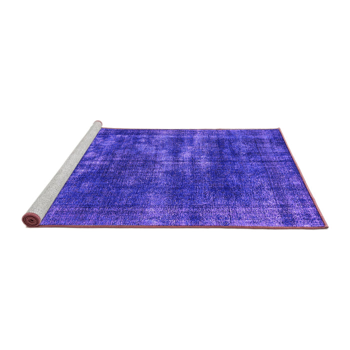 Sideview of Machine Washable Oriental Purple Industrial Area Rugs, wshurb3249pur