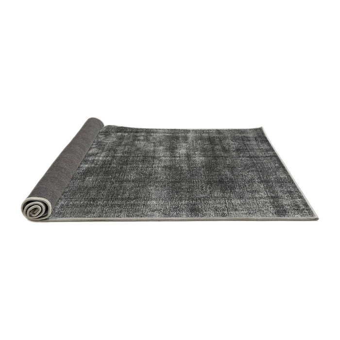 Sideview of Oriental Gray Industrial Rug, urb3249gry