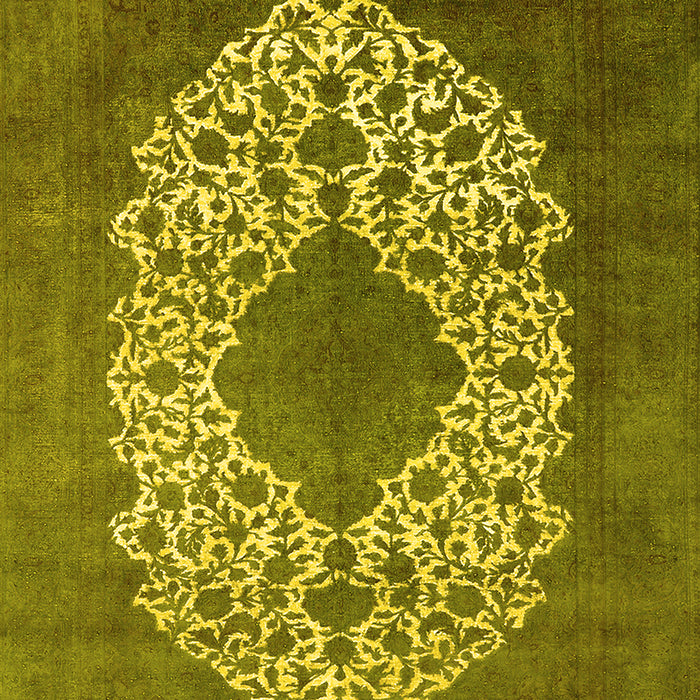 Oriental Yellow Industrial Rug, urb3250yw