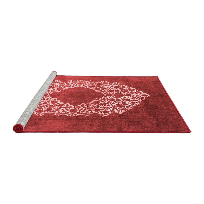 Industrial Red Washable Rugs