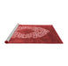 Industrial Red Washable Rugs