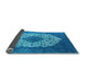 Sideview of Oriental Light Blue Industrial Rug, urb3250lblu