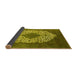 Sideview of Oriental Yellow Industrial Rug, urb3250yw