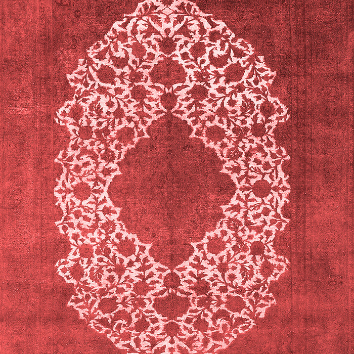 Machine Washable Oriental Red Industrial Rug, wshurb3250red