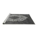Sideview of Machine Washable Oriental Gray Industrial Rug, wshurb3250gry