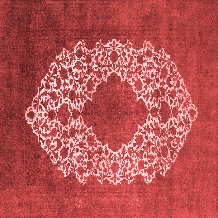 Machine Washable Oriental Red Industrial Rug, wshurb3250red