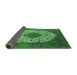 Sideview of Oriental Emerald Green Industrial Rug, urb3250emgrn