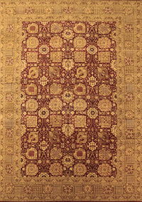 Oriental Brown Industrial Rug, urb3251brn