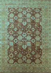 Oriental Light Blue Industrial Rug, urb3251lblu