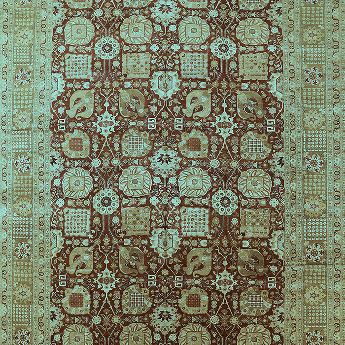 Oriental Light Blue Industrial Rug, urb3251lblu