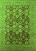 Oriental Green Industrial Rug, urb3251grn