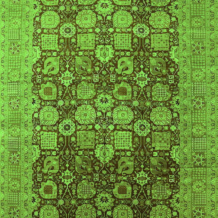 Oriental Green Industrial Rug, urb3251grn