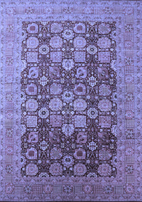 Oriental Blue Industrial Rug, urb3251blu