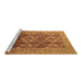 Sideview of Machine Washable Oriental Brown Industrial Rug, wshurb3251brn