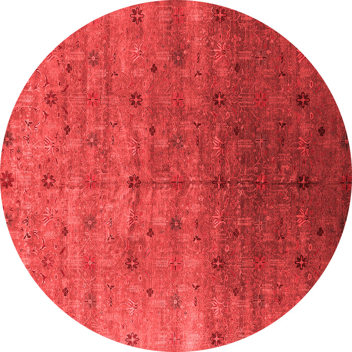 Machine Washable Oriental Red Industrial Rug, wshurb3252red