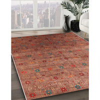 Mid-Century Modern Red Oriental Rug, urb3252