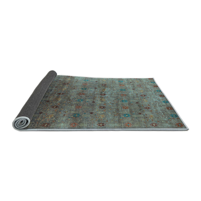 Sideview of Oriental Light Blue Industrial Rug, urb3252lblu