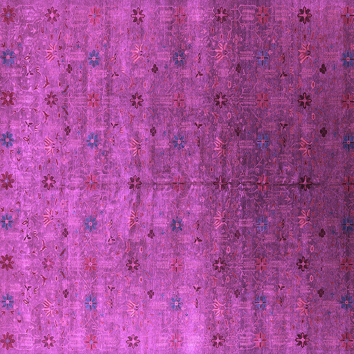 Square Oriental Purple Industrial Rug, urb3252pur