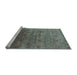 Sideview of Machine Washable Oriental Light Blue Industrial Rug, wshurb3252lblu