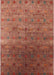 Mid-Century Modern Red Oriental Rug, urb3252