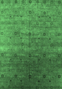 Oriental Emerald Green Industrial Rug, urb3252emgrn