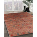 Machine Washable Industrial Modern Red Rug in a Family Room, wshurb3252