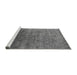 Sideview of Machine Washable Oriental Gray Industrial Rug, wshurb3252gry