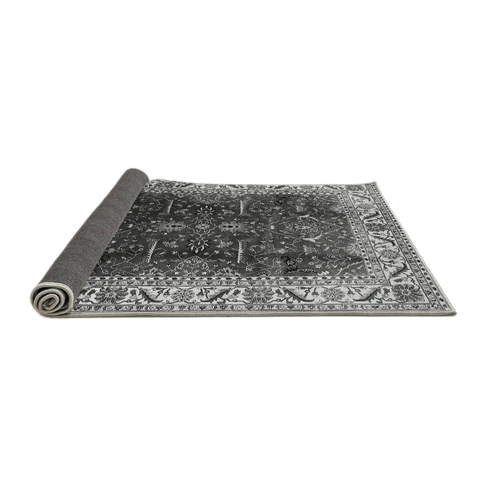 Sideview of Oriental Gray Industrial Rug, urb3253gry