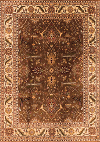 Oriental Orange Industrial Rug, urb3253org