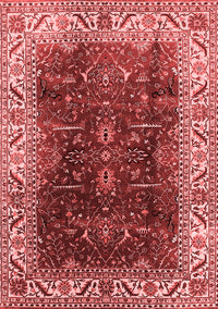 Oriental Red Industrial Rug, urb3253red