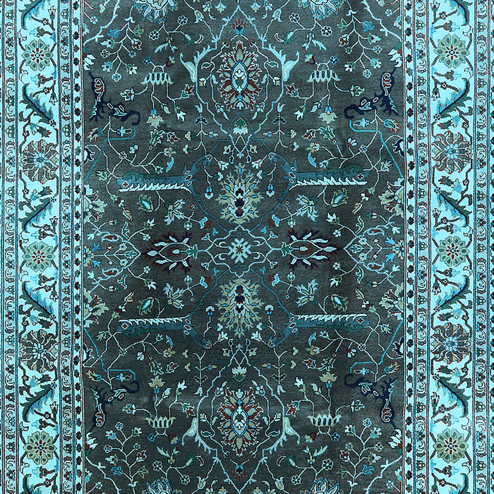 Oriental Light Blue Industrial Rug, urb3253lblu