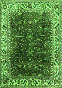 Oriental Green Industrial Rug, urb3253grn